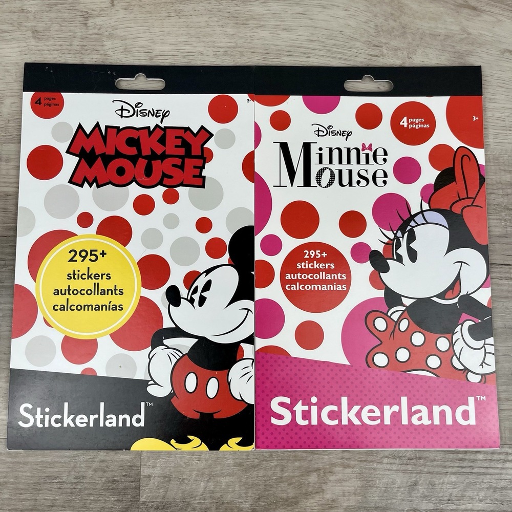 Disney Mickey & Minnie Mouse‎ Stickerland Sticker Books 295+ Each School Gift - Picture 4 of 10